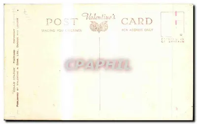 Caldecott Park, Rugby — vista de alameda sombreada — Collo Colour, n° 3677 — Verso
