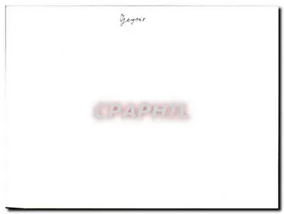 Geyser — Islândia — editor desconhecido, número de série não visível — Verso