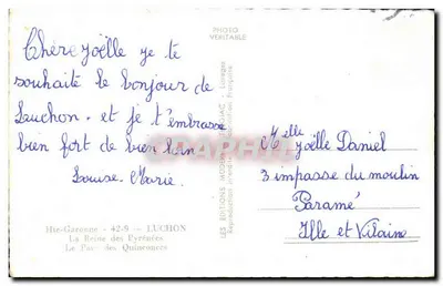 Thécyjac — Jardim com estátua e trilhas — Les Éditions Thécyjac — Verso