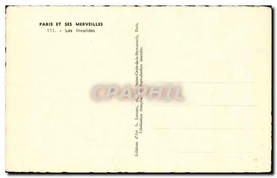 लेज़ इन्वैलिड्स — लेज़ इन्वैलिड्स — कला संस्करण ए. लेकाउंट्स — पीछे