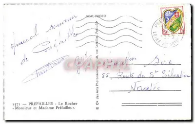 Le Rocher — Préfailles — Spółka Sztuk Fotomechanicznych — Rewers