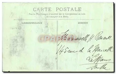 Paris — O Sagrado Coração — LL. 774 — Verso