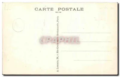 Paris — A Gare de l'Est — Eastern Railway — A. L. — Verso