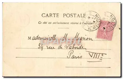Paris - Rue St-Martin — editor não identificado, n° de série 187 — Verso