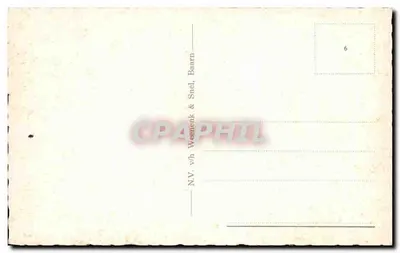 Bilhete postal antigo Groeten Uit Veere — Verso