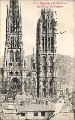 Rouen - Catedral - A Torre de Beurre - E.D. n°233