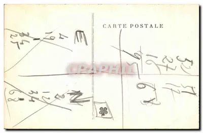 Limoges — widok mostu i zamku — Souvenir de LIMOGES, n°28 — Rewers