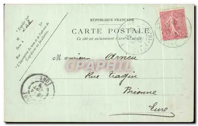 Le Havre — O Jardim Saint-Roch — L.L. n°129 — Verso