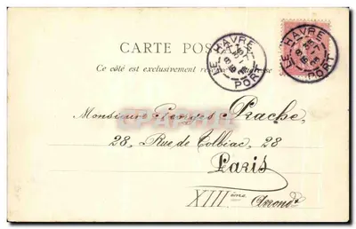 Le Havre - Os Cisnes do Square Saint-Roch — Louis ROCHET, editor em Le Havre, n°170 — Verso