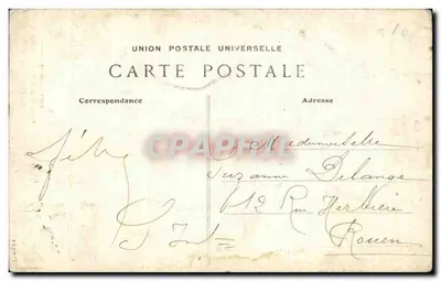 Montmartre — Escadas da Rue de la Barre, subida ao Sacré-Cœur — G.C.A. Paris, n°648 — Verso