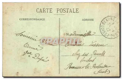 Observatoire de Paris — vue du bâtiment principal et des observatoires à dômes — éditeur F. F. PARIS — Verso