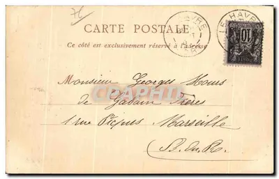 Le Havre — A Capela Nossa Senhora dos Mares — ND Phot — Verso