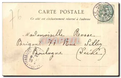 Le Havre — Prefektura — E. Le Duley, Paryż, N° 41 — Rewers