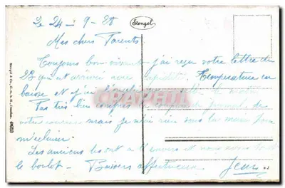 Bullay - Alf - Marienburg u. Widok na Moseltal — widok panoramiczny krajobrazu rzecznego — Rewers
