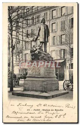 Paris - Estátua de Baudin - Representante do Povo nas Barreiras