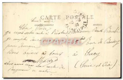 PARIS — Trocadéro widziany z Eiffla — C. M. — Rewers