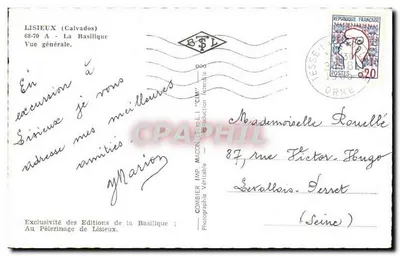 De Basiliek van Lisieux - Algemene uitzicht - Combier Imp. Macon — Achterkant