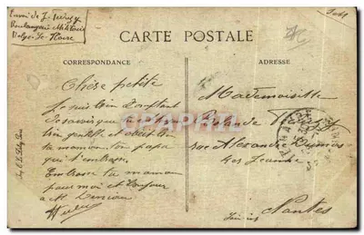 Le Havre — O Funicular da Costa — editor não identificado, n° de série 113 — Verso