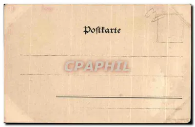 Strasbourg — Restauração na Orangerie — Vögelein-Postkarte No. 1200 — Verso