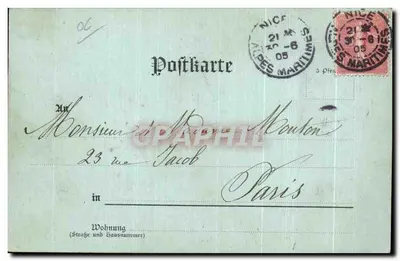 Schloss Neuschwanstein — vista fotográfica — Otto Trier, N° 26 R — Verso