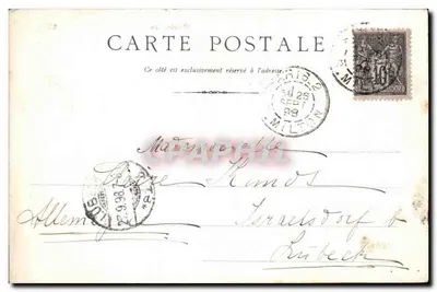 Paris — Rue Royale et Madeleine — éditeur non visible — Verso