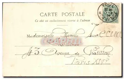 Nancy — Fonte e Praça Callot — Casa dos Lojas Reunidas, editor, Nancy — Verso