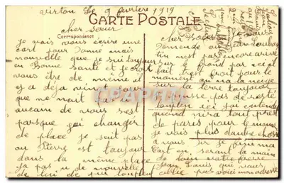 Virton. Villa Ste-Lucie. Fachada Sul — Carte postale ancienne — Verso