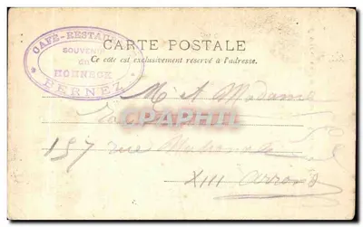 Arredores de Gérardmer — Cachoeira de Tendon — G. S. Sch. AM. 72 — Verso