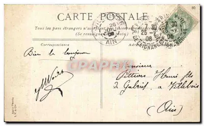 Paris - A Fonte de Carpeaux no Luxembourg — editada por Aqua-Photo L.V. & Co. — Verso