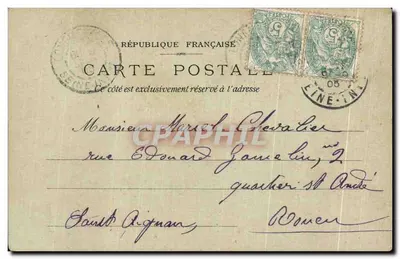Paris - Casa François 1er, Cours La Reine — Chocolate da Cie Coloniale, editor Carte Photo 44 — Verso
