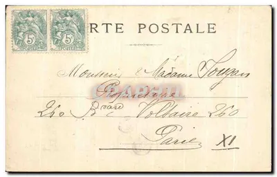 PARIS — O Jardim das Plantas — texto histórico impresso — Verso