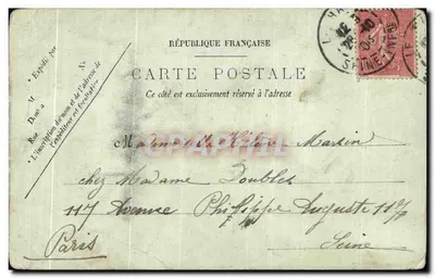 Le Havre — A Rue Thiers — LL — Verso