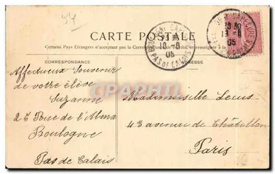 Nancy — Statua Thiersa — La Lorraine illustrée, n°22 — Rewers