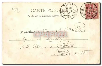 NANCY — Porte de la Craffe — Maison des Magasins Réunis, n°9 — Rewers