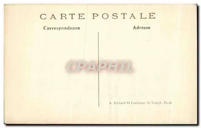 Arras — Widok po bombardowaniach — A. R. Visé N° 287 — Rewers