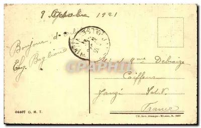 Torino - Pomnik Duca Genuy — wydawca Uff. Rev. Stampa - Milano, N. 3207 — Rewers