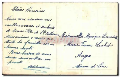 Arranjo de flores — Santa Catarina — editor não visível — Verso