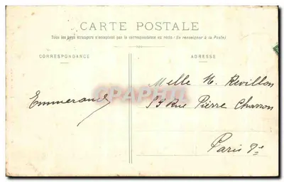 Vouneuil-sur-Vienne (Vienne) - O Donzel do Castelo de Chistré, fachada Leste — Jules Rohuchon, fot. Poltières, n° 900 — Verso
