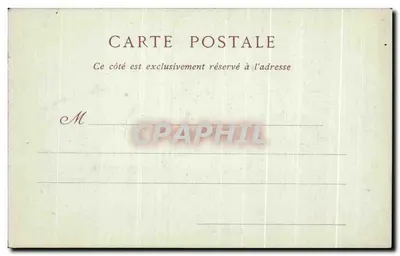 Fontainebleau — O Hotel de Ville — Coleções ND. Fot. — Verso