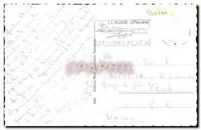 Um Olá de NYON — Edição Fotográfica Benochet, Lausana, n°3004 — Verso