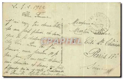 Monte-Carlo — Hotel Riviera-Palace — série 746 — Verso