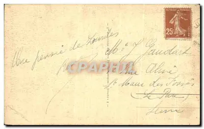Lourdes - Benedyktura chorych przed Rosarym — Rewers