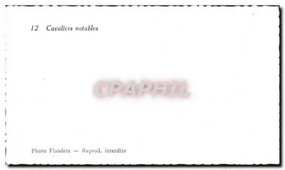 Cavaleiros notáveis — Foto Flandrin — n°12 — Verso
