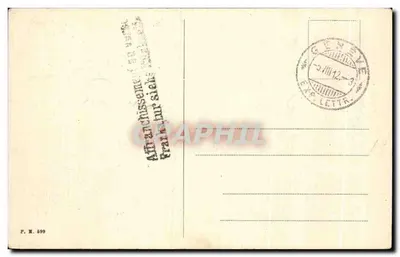 Die Möwen in Genf — Aussicht vom Brücke mit Schwänen — Verlag P.M. n° 599 — Rückseite