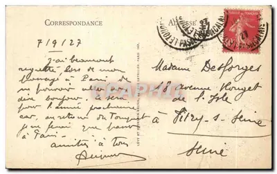 Le Touquet-Paris-Plage — La Plage à Marée basse — LL. Éditeur LL. — Verso