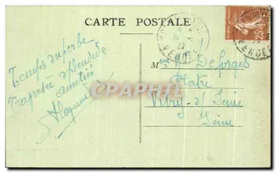Wyspa Noirmoutier (Vendée) — Las Chaise, Anse Rouge i Wieża Plantier — wydane przez Borda-Bordend — Rewers