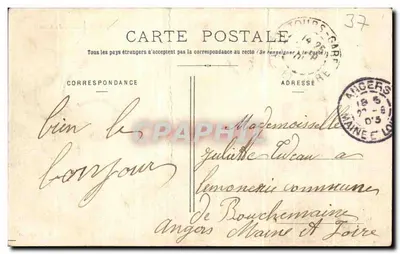 Saint-Avertin - As margens do Cher — H. B. - 36 — Verso