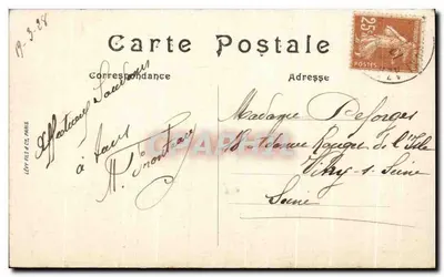 Azay-le-Rideau — O Castelo — Marguerite de Valois — LL — Verso