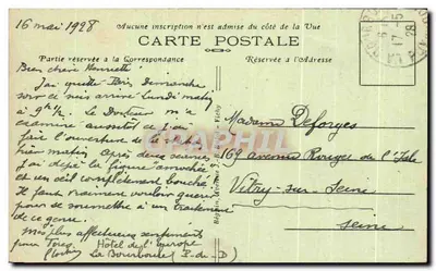 Spadzista Queureilh — Obrzeża Mont-Dore i La Bourboule — Wydawca Ideal, nr 3121 — Rewers