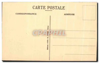 Chalons-sur-Marne — Os Cisnes do Jardim — Edições OR, Ch. Brunel - Reims — Verso